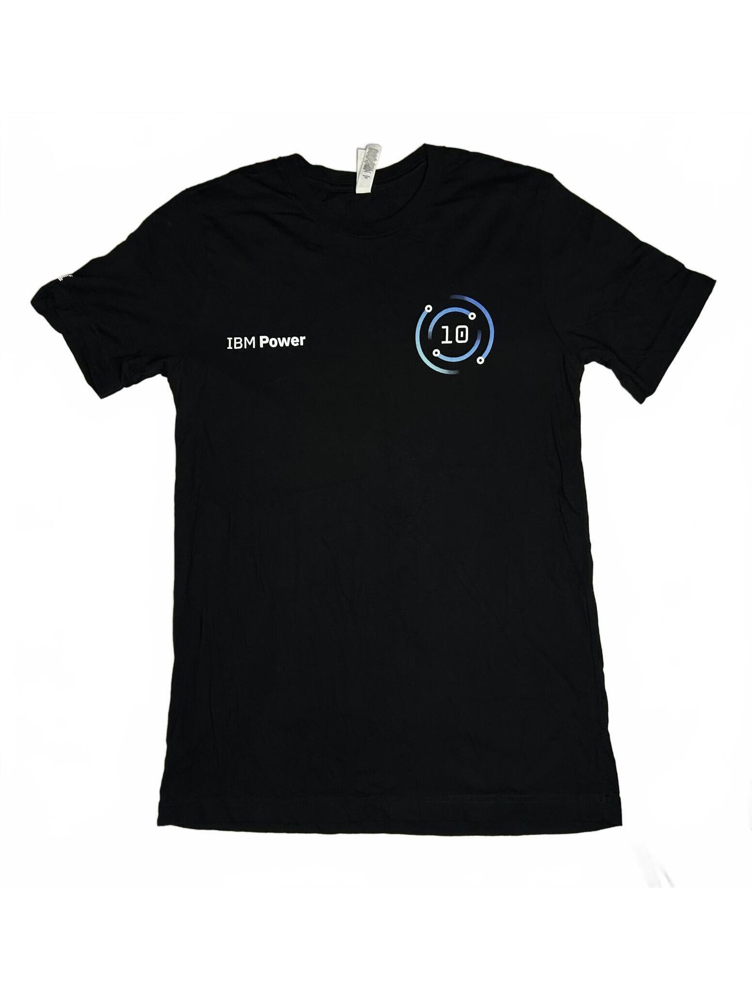 Ibm Power10 Engineered For Agility Shirt Black Mens Medium